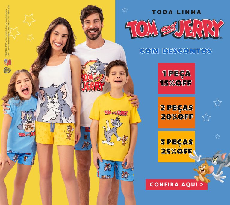 Pijama Infantil Verão Blusa e Shorts Comfy 2 peças Tam 4 a 14