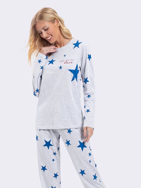 Pijama Manga Longa Shine like a Star MESCLA - XG