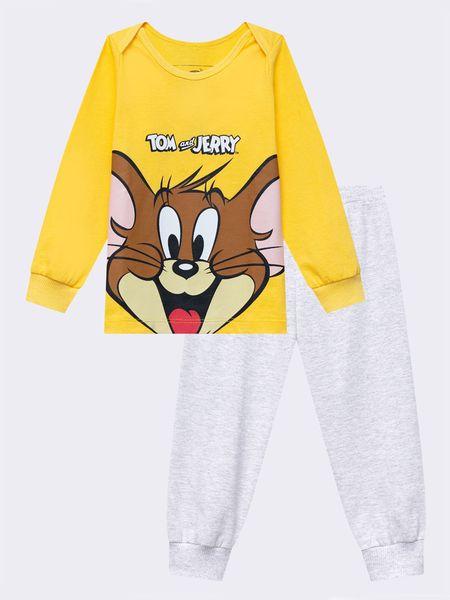 Pijama Manga Longa Bebê Unissex Jerry AMARELO - 0A3