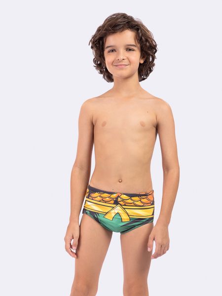 Sunga com Proteção Uv 50 Aquaman VERDE - 2