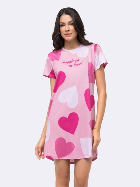 Camisola Manga Curta em Malha Perfect Touch ROSA - P