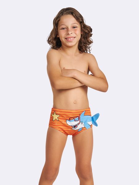 Sunga Tubarão com Proteção UV LARANJA - 2